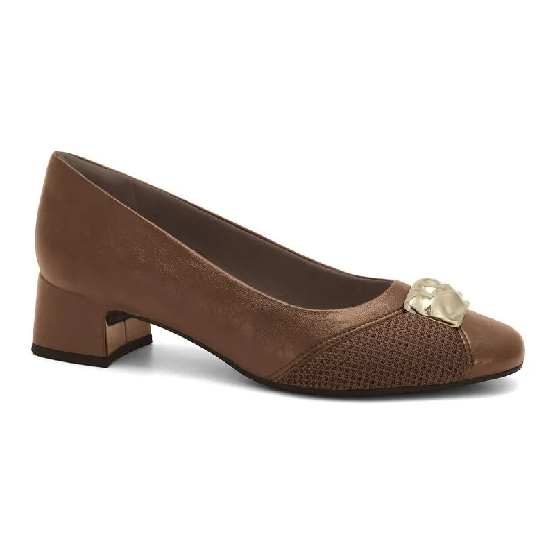 Scarpin Ajuste Perfeito Capuccino Comfortflex 2698305-2 38
