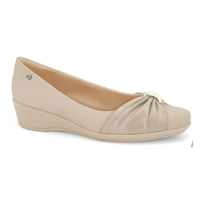 Sapatilha Anabela Almond Comfortflex 2694302-4 39