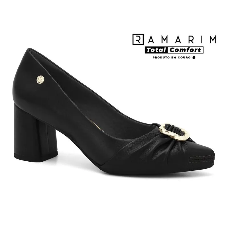 Scarpin Total Comfort Preto Ramarim 2664105-1 40