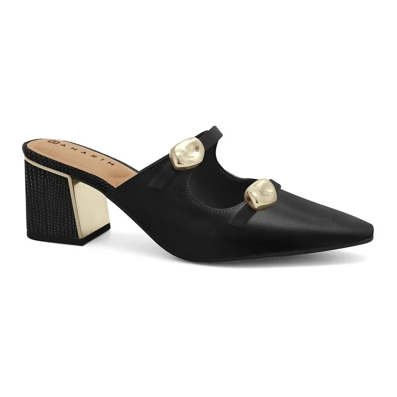 Mule Salto Bloco Preto Ramarim 2651133-5 34