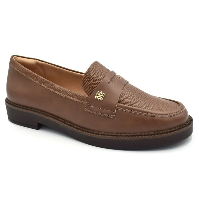 Mocassim Feminino Ramarim Marrom 2611101 37