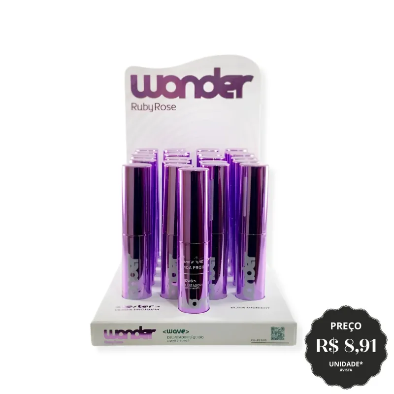 DELINEADOR LIQUIDO WAVE WONDER RUBY ROSE HB-E2103 DP24