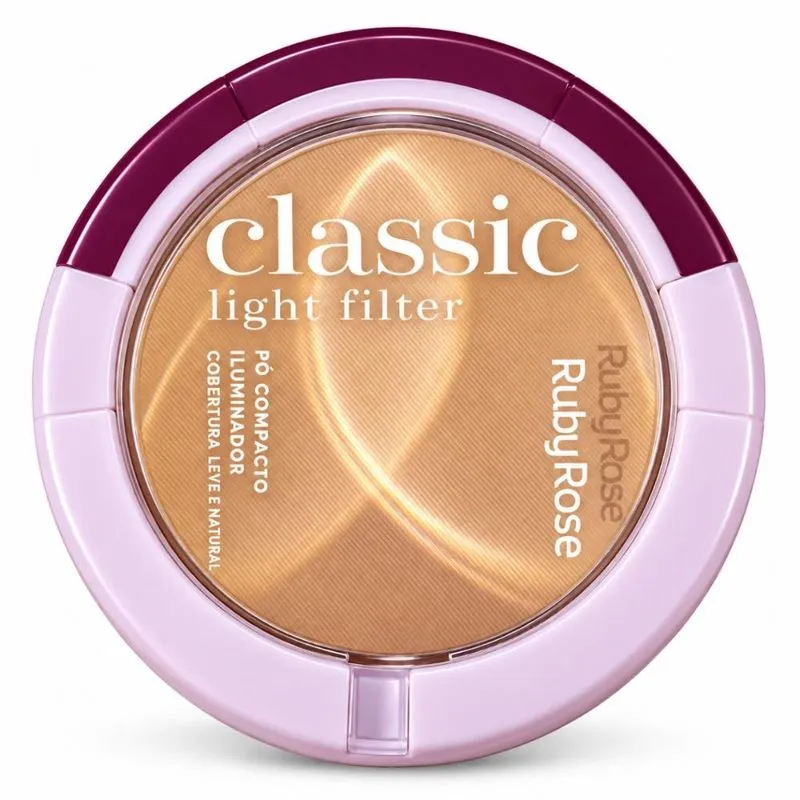 Pó Compacto Ruby Rose Classic Light Filter P10 Hb-m409-2