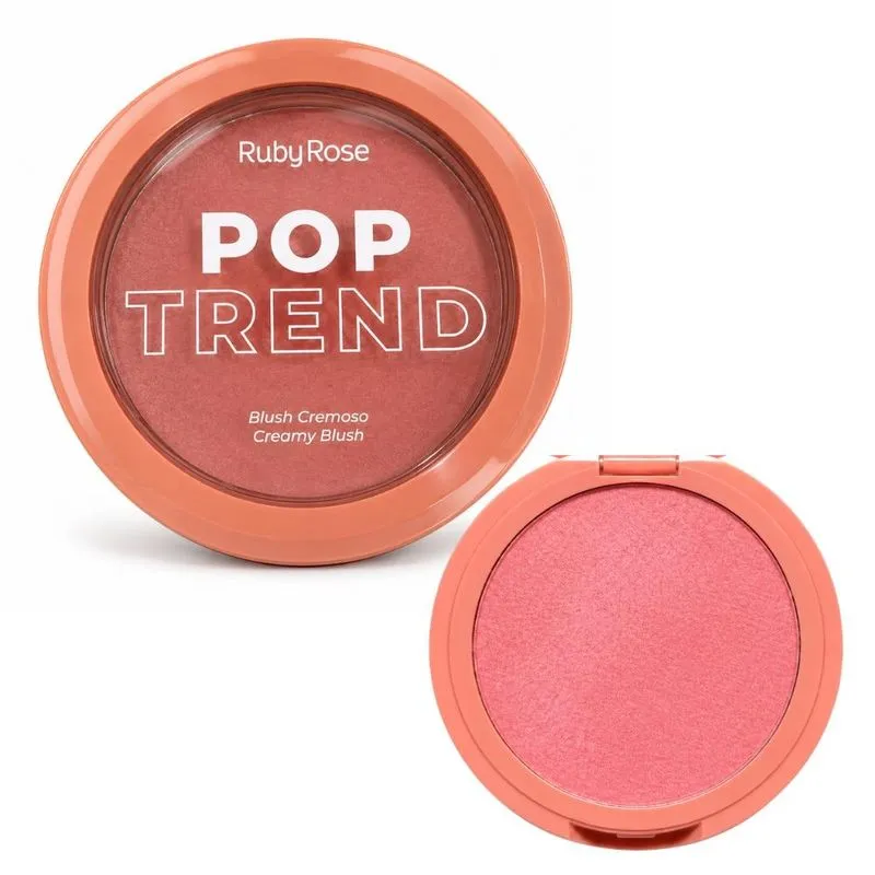 Blush Cremoso Ruby Rose Pop Trend Pt40 Hb-m17-4