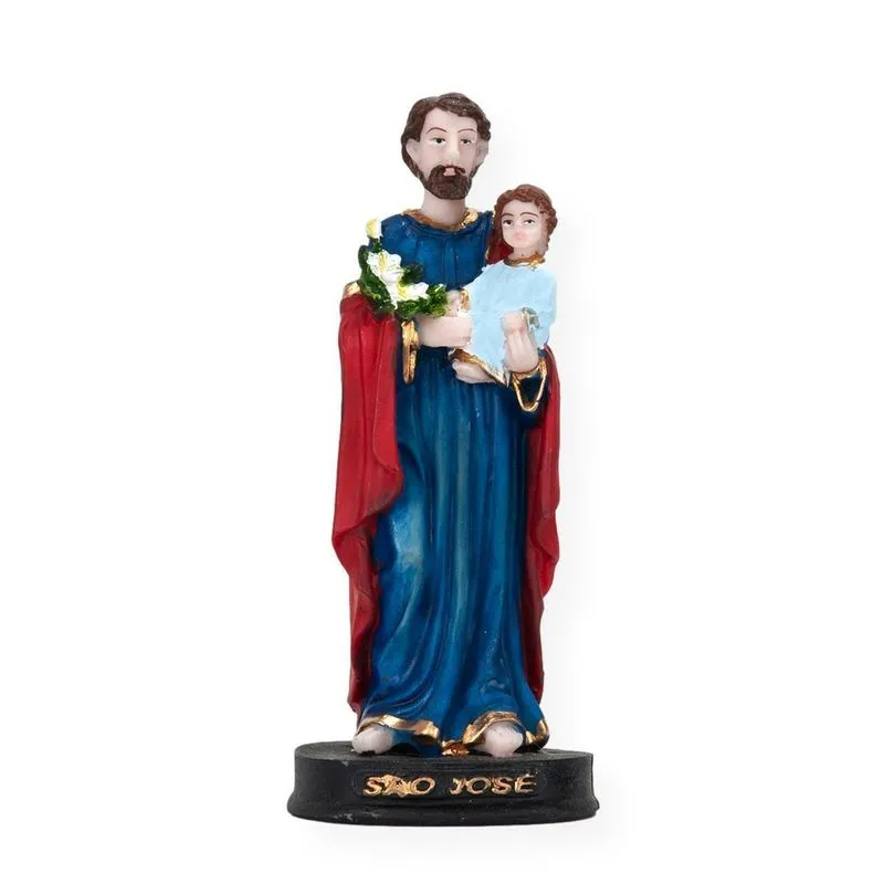 Imagem Material Resina: São José E Menino Jesus (c5b3)