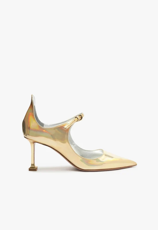 Elsa Pump 5 / Holographic Gold / Specchio