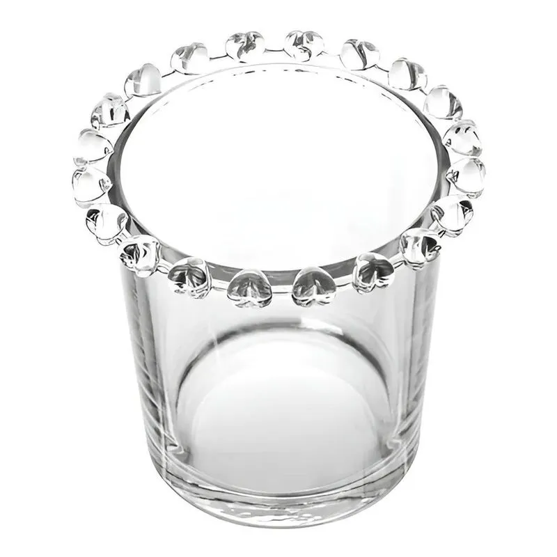 Porta Talher Corações Cristal Lyor 8,5cm