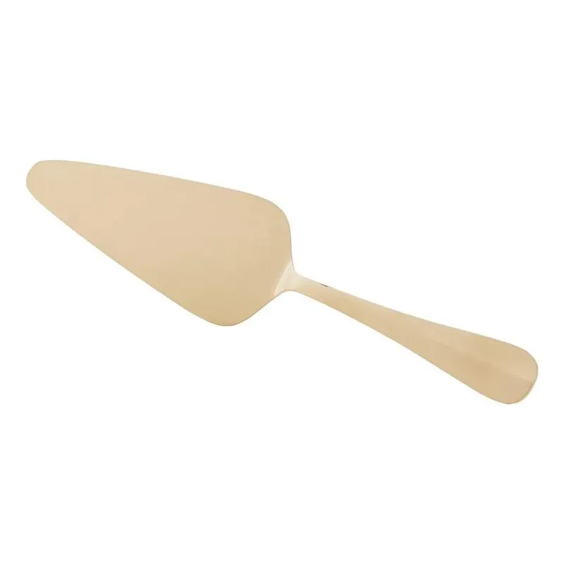 Espátula Para Bolo Lyor Positano Dourada De Aço Inox 25cm