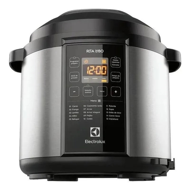 10x Panela De Pressão Elétrica Electrolux Digital 6l De Cap