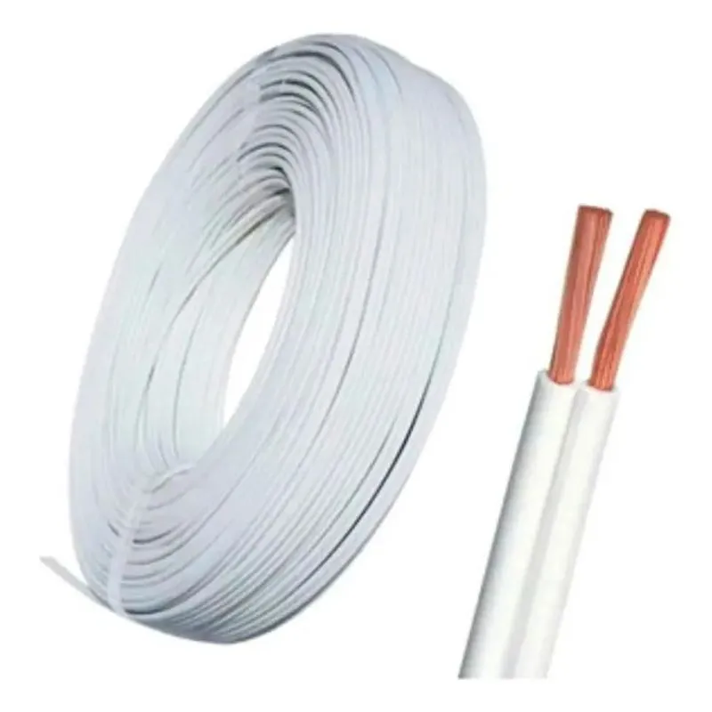 10x Fio Paralelo Cabo Elétrico Alucobre 2x2,5mm Rolo Com 50