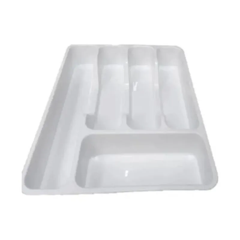 Porta Talheres De Gaveta Organizador Resistente Co Branco