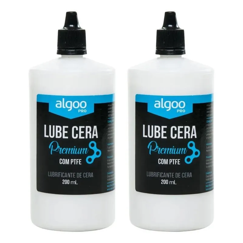 10x 2 Und Lubrificante Algoo Lube Cera Premium 200ml