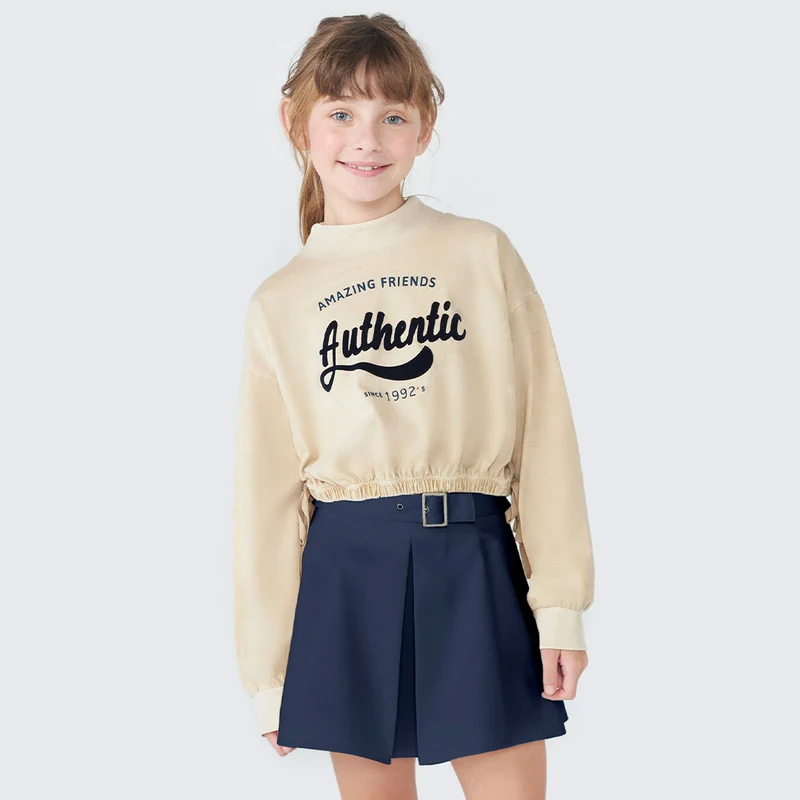 Blusa Manga Longa Elástico Authentic Hering Infantil - Feminina 10 / Menina