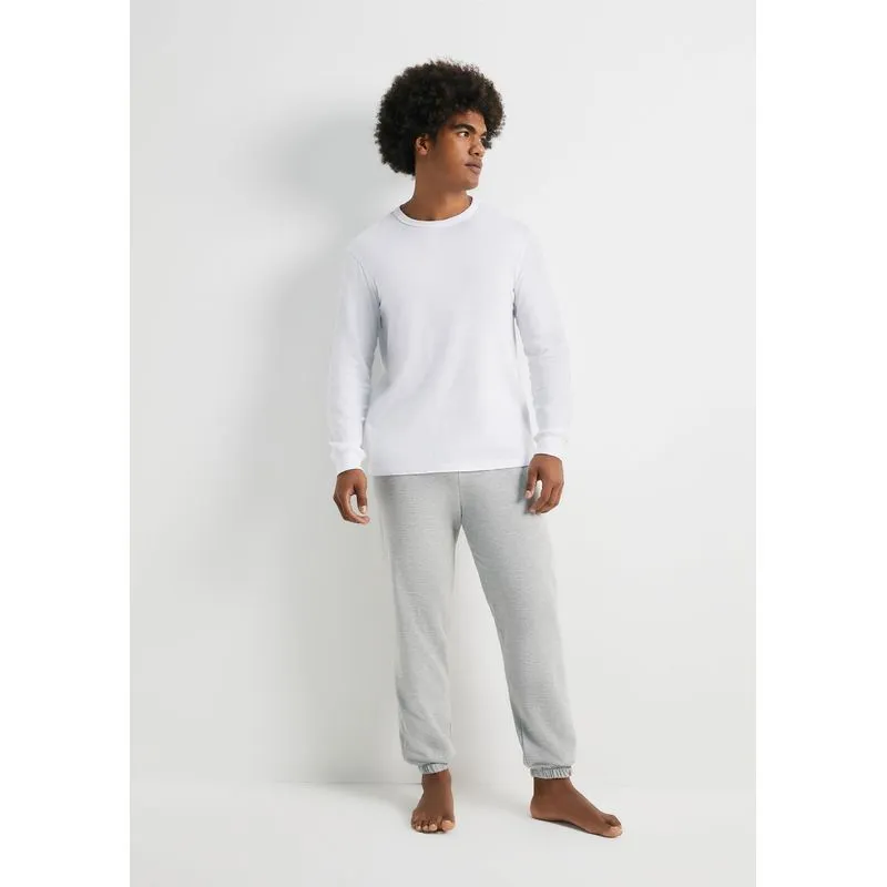 Pijama Longo Masculino Comfort - Branco M