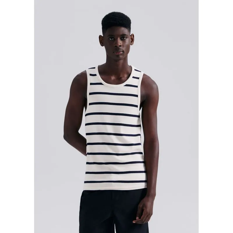 Regata Masculina Listrada Em Ribana - Off white XG