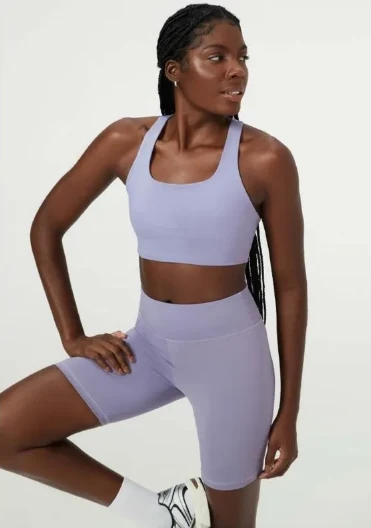 Top Esportivo Hering Feminino - Lilás M