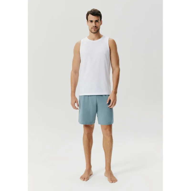 Pijama Curto Masculino Básico Em Algodão - Verde M