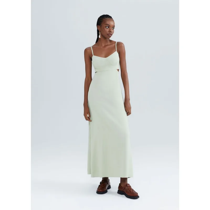 Vestido Midi Cut Out - Verde G