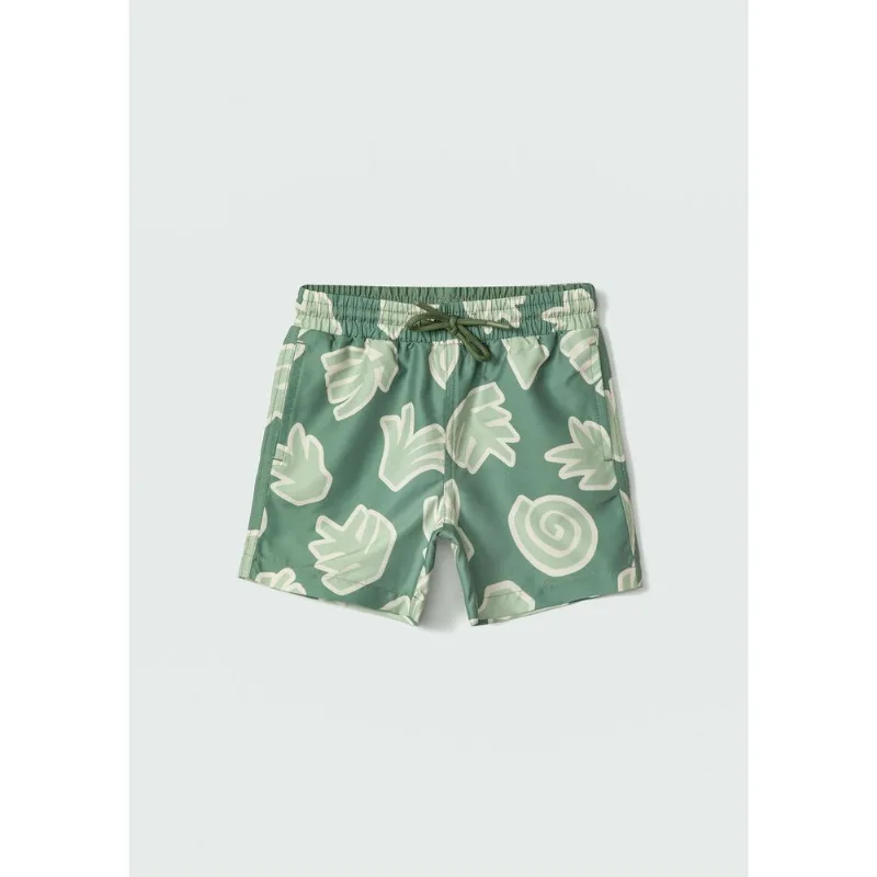 Shorts Infantil Menino Estampado - Verde 014