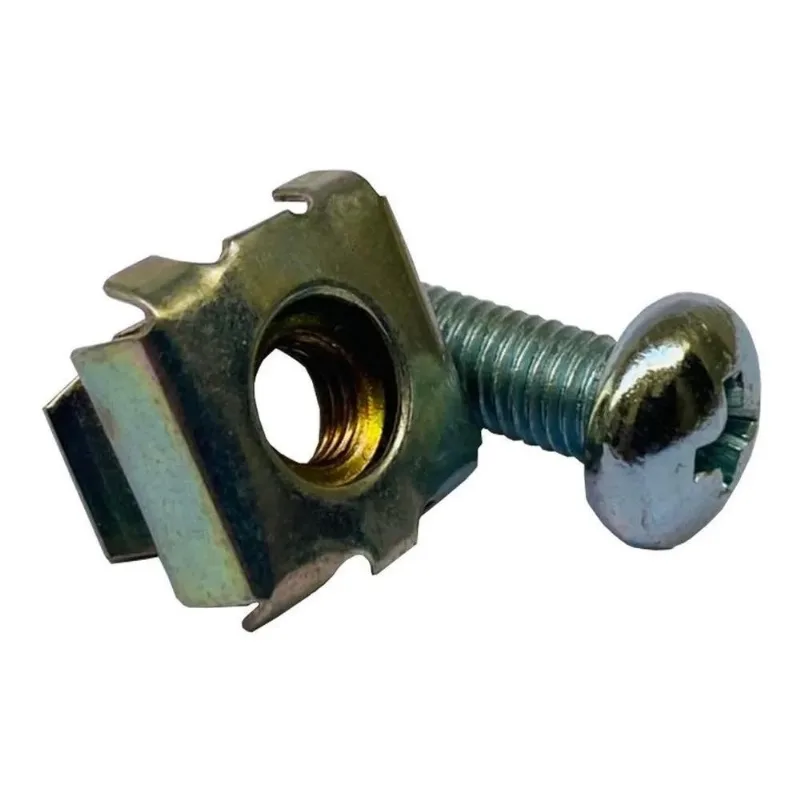 Kit Porca Gaiola Com Parafuso M5 Para Rack 19 (kit C/25pçs).