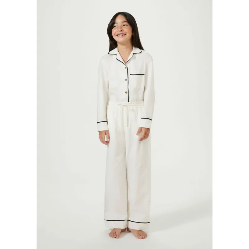 Calça Infantil Unissex Mine Me Hering + Thai de Melo - Off white 008
