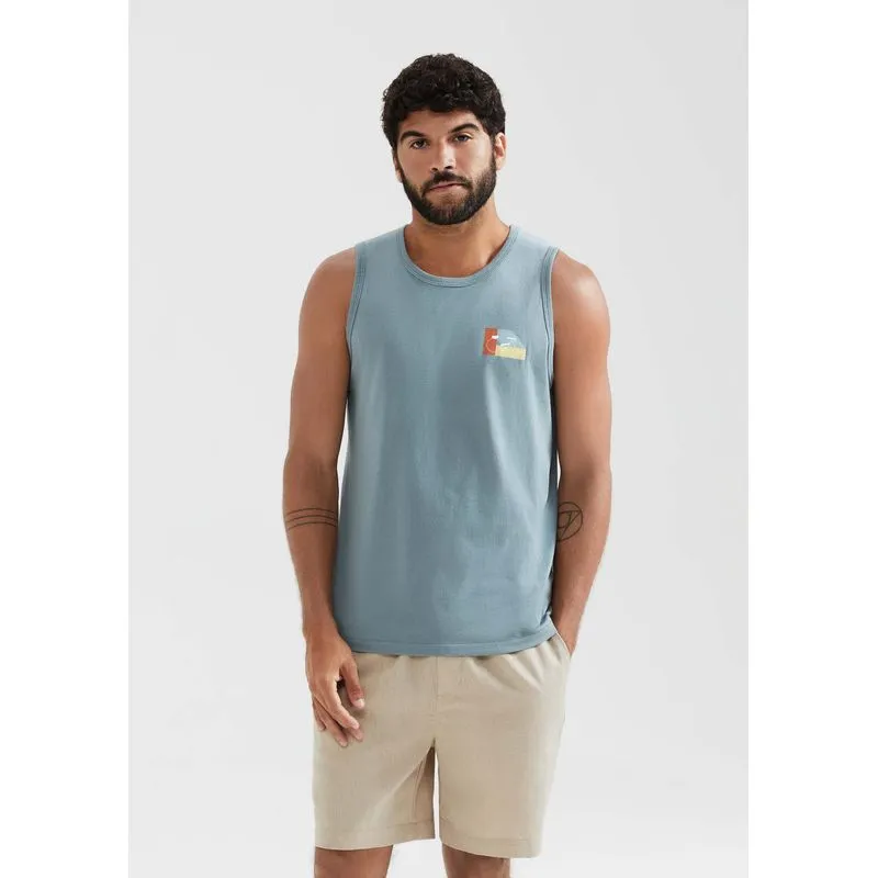 Regata Básica Masculina Regular Com Estampa - Azul M