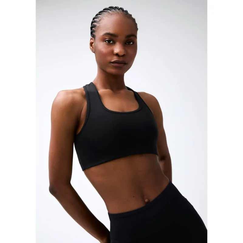 Top Esportivo Feminino Nadador - Preto M