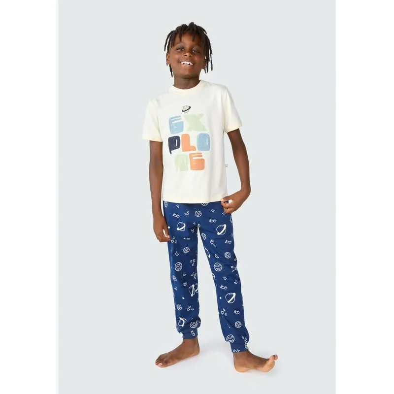 Pijama Infantil Menino Estampado - Amarelo 014