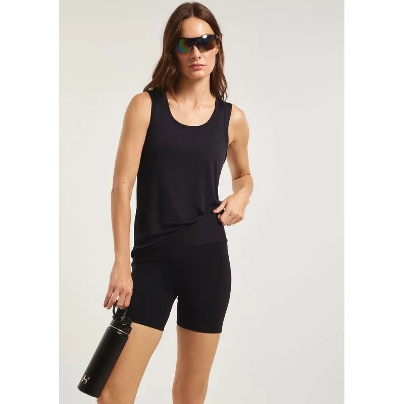 Regata Esportiva Feminina Nadador Proteção UV - Preto P