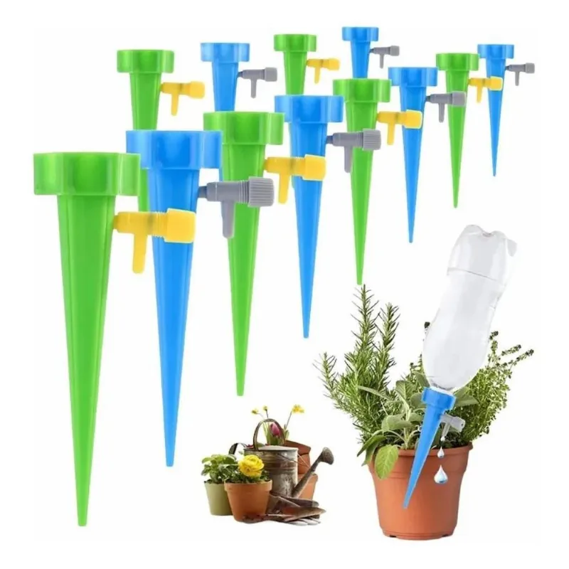 10x Kit 12 Pcs Gotejador Irrigador Acoplável Garrafa Pet Pl