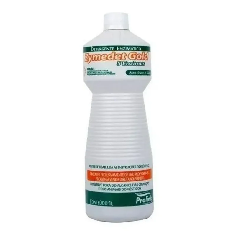 Detergente Enzimático Zynedet Gold 5 Enzimas 1 Litro Prolink