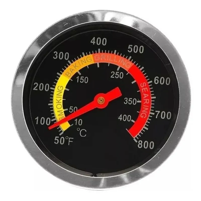 Termômetro Churrasqueira Bafo Forno Defumador 350ºc