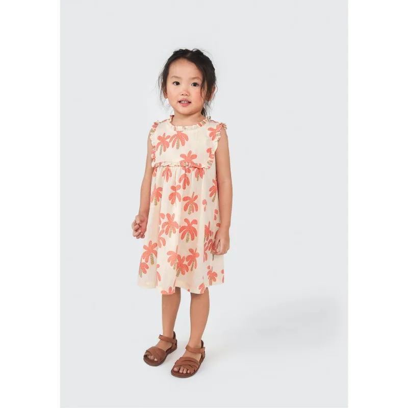 Vestido Infantil Toddler - Laranja 001