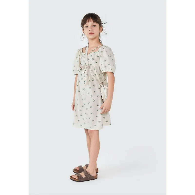 Vestido Curto Infantil - Bege 008