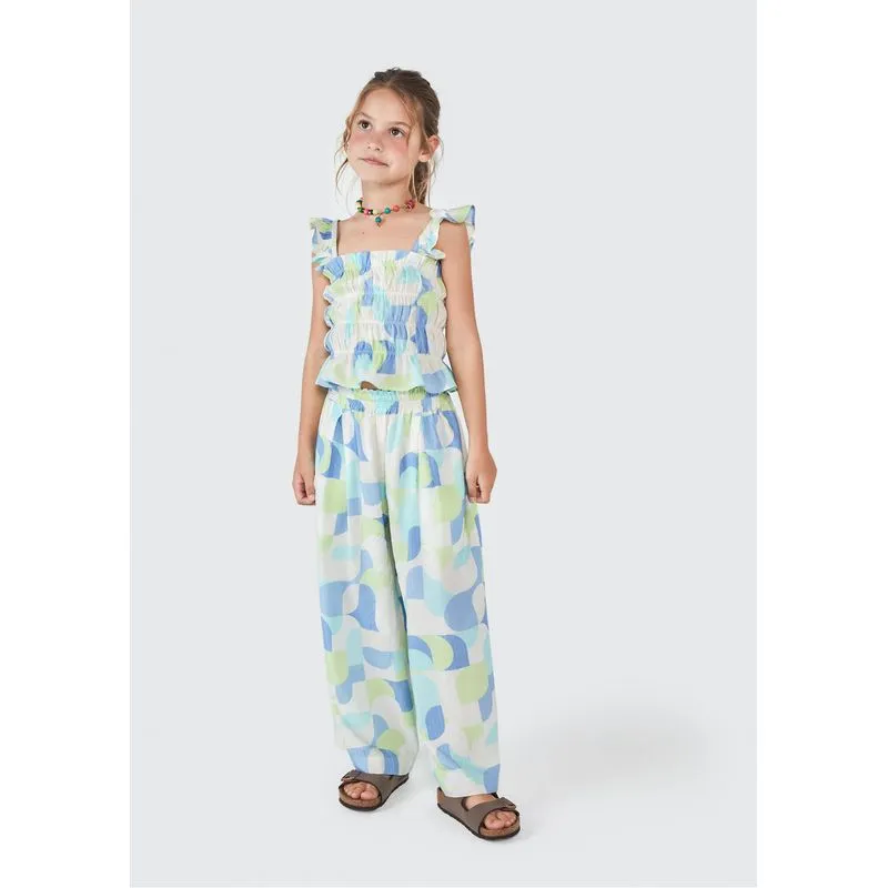 Regata Infantil Menina - Azul 008