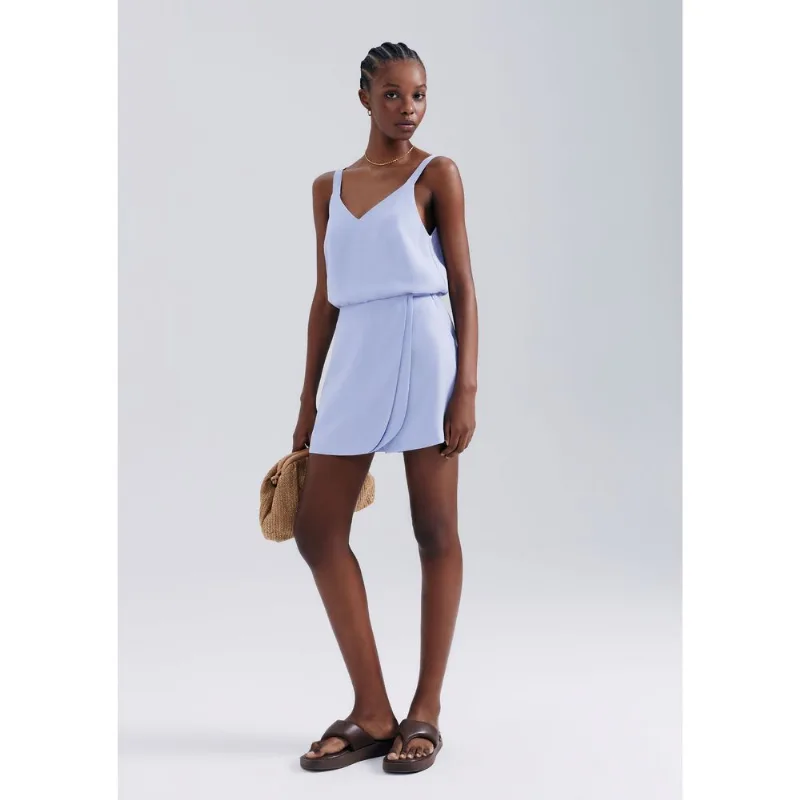 Shorts Saia Em Peach Touch - Lilás 038