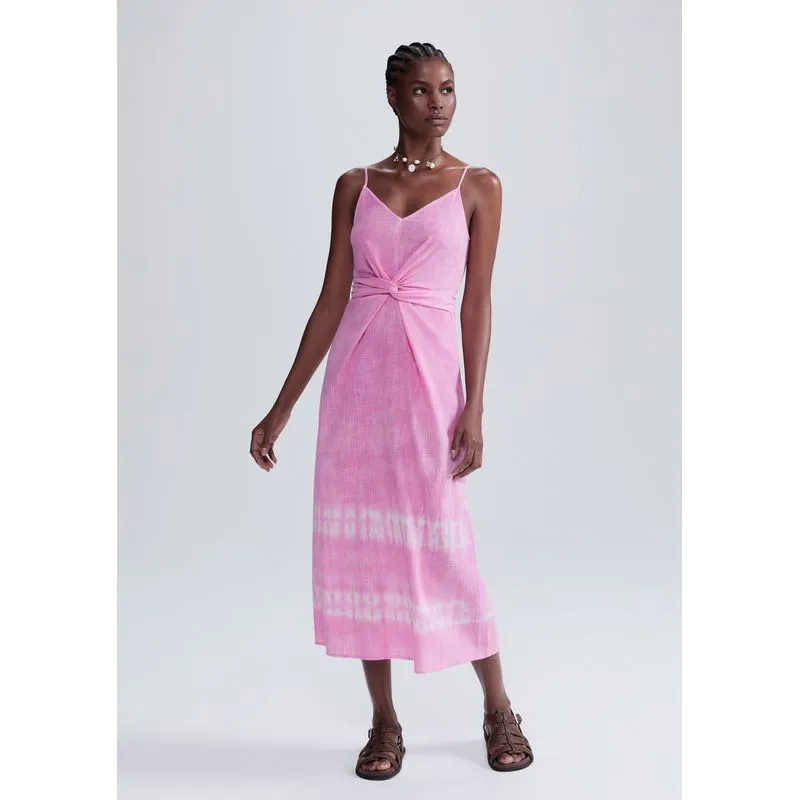 Vestido Midi Tie Dye - Rosa M
