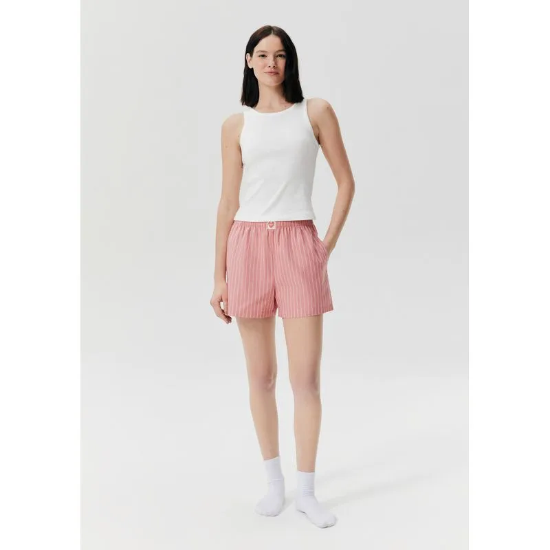 Pijama Curto Feminino Fio Tinto - Off white G