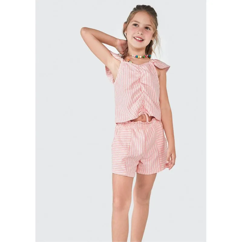 Regata Infantil Menina - Vermelho 006