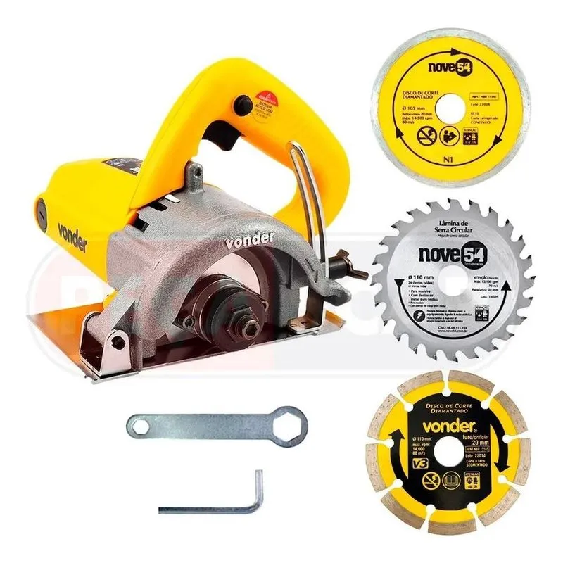 2x Kit Completo Serra Mármore Tipo Markita Pisos Smv1300 Von
