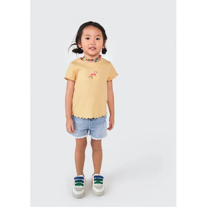 Shorts Infantil Menina Toddler - Azul 004