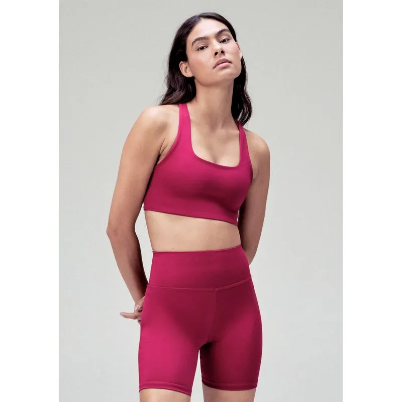 Top Esportivo Feminino Hero Com Fio Lycra® - Rosa G