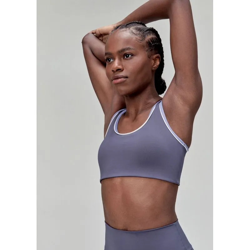 Top Esportivo Feminino Secagem Rápida - Roxo XP