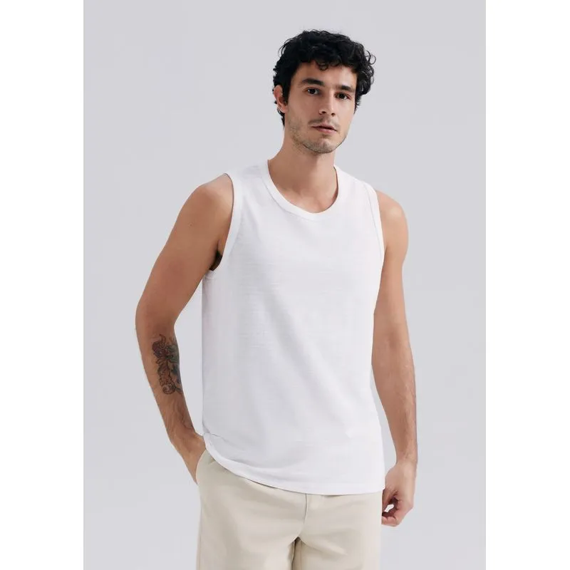Regata Masculina Texturizada - Off white G