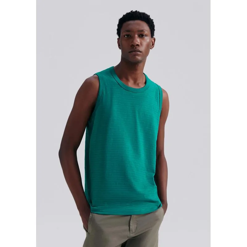 Regata Masculina Texturizada - Verde P