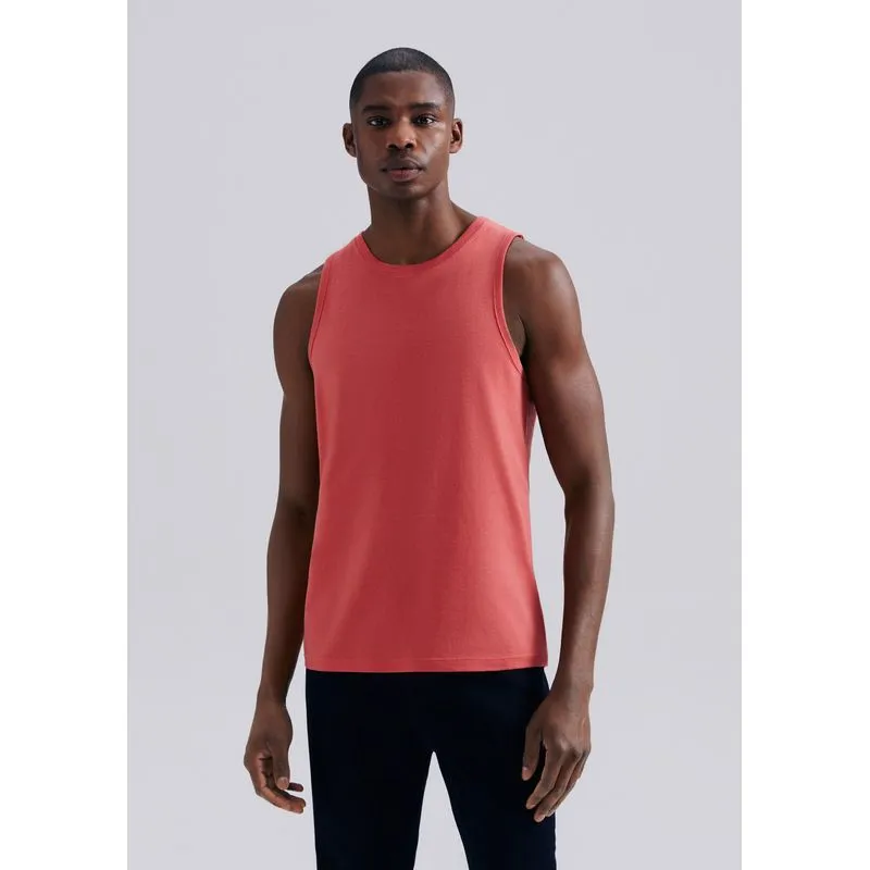 Regata Masculina Em Malha - Vermelho P