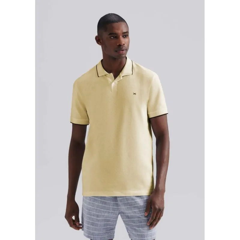 Camisa Polo Masculina Manga Curta Piquet - Amarelo XXG