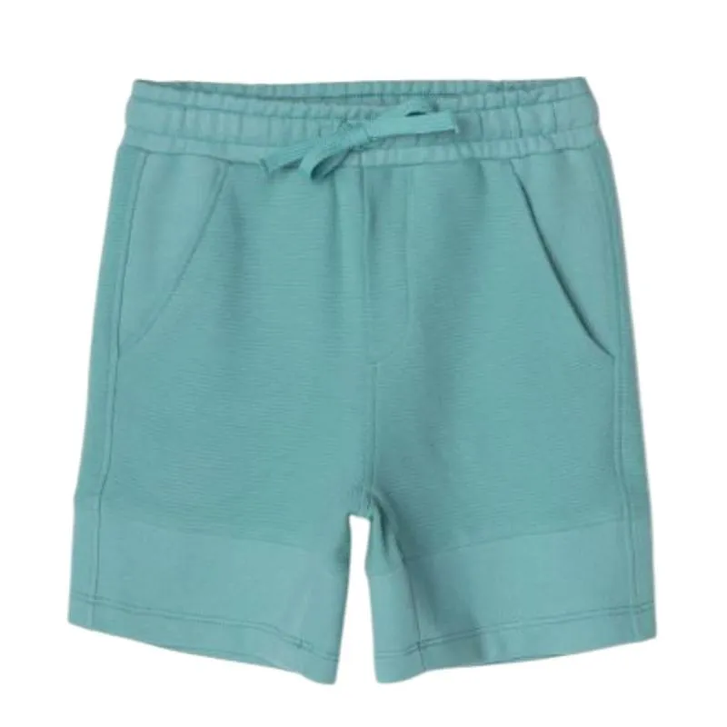 Bermuda Infantil Menino Comfort Em Moletom Verde - Hering