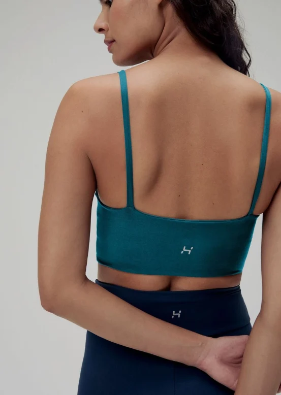 Top Esportivo Hering Feminino Com Bojo - Azul XP