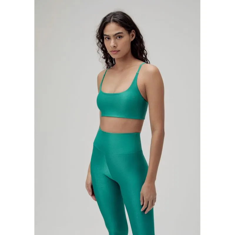 Top Esportivo Feminino Proteção UV - Verde P